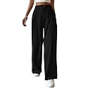 Leriya Fashion Women39s High Waist Wide Leg