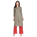 Leriya Fashion Women39s SlubRayon Regular Kurta