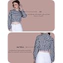 Leriya Fashion Women's Western Crop Top with Hoodie Neck &amp; Long Sleeve || Hoodies with Loose Fit is Comfortable Wear for Sports | Gym | Workout | Yoga | Casual.…