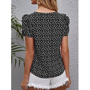 Leriya Fashion Women Printed Slub Rayon Top