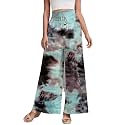 Leriya Fashion Womens Mid Rise Tie-Dye Loose