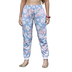 Leriya Fashion Womens Wide Leg Pants Flowers