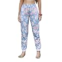 Leriya Fashion Womens Wide Leg Pants Flowers