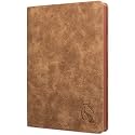 LeStallion Nice Leather Journal For Men/Women - 120 GSM Fountain Pen Notebook - 210 Numbered Pages, Table Contents | A5 Soft Cover Personal/Work Daily Journal | High End Luxury Notebook For Writing
