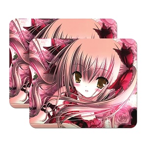 let39s freeze mouse pad computer mouse pad for laptop amp gaming 240x200x3mm pack of 2 pink girl