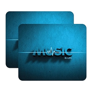 let39s freeze mouse pad computer mouse pad for laptop amp gaming 240x200x3mm pack of 2 music