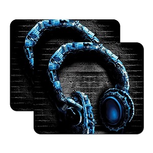let39s freeze mouse pad computer mouse pad for laptop amp gaming 240x200x3mm pack of 2 music headphone