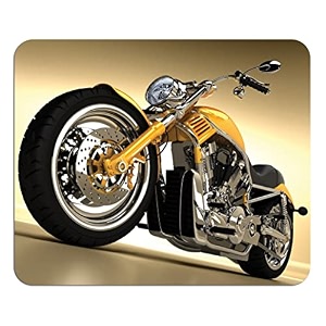 let39s freeze mouse pad computer mouse pad for laptop amp gaming 240x200x3mm pack of 1 yellow bike