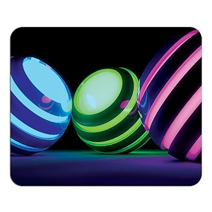 let39s freeze mouse pad computer mouse pad for laptop amp gaming 240x200x3mm pack of 1 3d glow balls