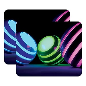 let39s freeze mouse pad computer mouse pad for laptop amp gaming 240x200x3mm pack of 2 3d glow balls