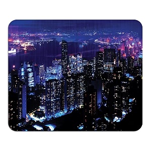 let39s freeze mouse pad computer mouse pad for laptop amp gaming 240x200x3mm pack of 1 night city