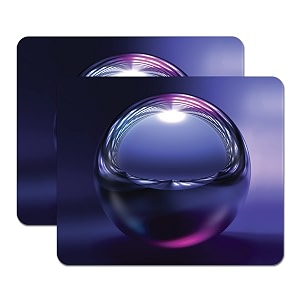 let39s freeze mouse pad computer mouse pad for laptop amp gaming 240x200x3mm pack of 2 glass bubble