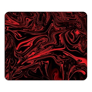 let39s freeze mouse pad computer mouse pad for laptop amp gaming 240x200x3mm pack of 1 red amp black texture