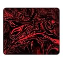 LET'S FREEZE Mouse Pad Computer Mouse Pad for Laptop &amp; Gaming 240X200X3mm (Pack of 1, Red &amp; Black Texture)