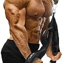 Let's Play® Tricep Rope Cable Attachment - Perfect for Home and Gym Use - Multi Workout Equipment With 4 Anti-Slip Handles - Best Rope Grip for Cable Machine