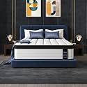 LETMOON 14 Inch King Mattress Medium Hybrid, Pocket Spring Bed
