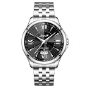 Letoff Men39s Analog WatchTool-Free Adjustable Clasp Water
