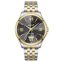 Letoff Men39s Analog WatchTool-Free Adjustable Clasp Water