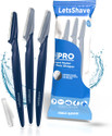 LetsShave Pro Styler Beard Shaping multi-directional tool, Reusable Face & Beard razor, Men (Pack of 3)