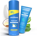 LetsShave Shaving Combo Foam + Balm | Hydrating, Irritation-Free, Cooling & Soothing care (525 ml)