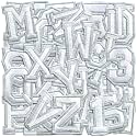 Letter and Number Iron On Patches, A-Z Alphabet and Numbers 0-9 Embroidery Applique Patch, DIY Decorative Heat Press Patches for Clothing Jeans Jackets Backpacks Hats (White 72 Pcs)