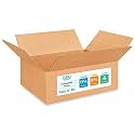 IDL Packaging 11 1/4"L x 8 3/4"W x 4"H Letterhead Cardboard Box (Pack of 25) for Moving, Shipping or Storage, Made in USA, 100% Recyclable, Brown. Packaging Boxes for USPS, UPS, FEDEX Shipping