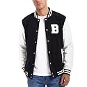 Letterman Jacket Men - High School Bomber Baseball Mens Varsity Jackets