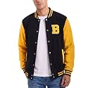 Letterman Jacket Men - High School Bomber Baseball Mens Varsity Jackets