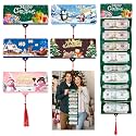 Lettry 5 Pcs Christmas Money Holder for Cash, Surprise Money Holder with 10 Slots Xmas Money Present Holder for Men Women Kids Birthday Gifts Xmas Party Supplies (Christmas)