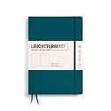 LEUCHTTURM1917 366174 Notebook Composition (B5), Hardcover, 219 Numbered Pages, Pacific Green, Blank
