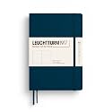 LEUCHTTURM1917 - Notebook Hardcover Medium A5-251 Numbered Pages for Writing and Journaling - Thinking Ahead (Plain Paper, Deep Sea)