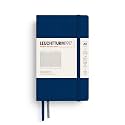 LEUCHTTURM1917 - Notebook Hardcover Pocket A6-187 Numbered Pages for Writing and Journaling (Navy, Squared)