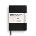 LEUCHTTURM1917 372931 Notebook 411 Medium (A5), Hardcover, 411 Numbered Pages, Black, Dotted, More Thoughts, More Ideas, More Memories, More Pages