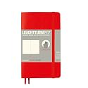 LEUCHTTURM1917 - Notebook Softcover Pocket A6-123 Numbered Pages for Writing and Journaling (Plain, Red)