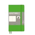 LEUCHTTURM1917 357655 Notebook, Softcover, Pocket (A6), Plain, Fresh Green
