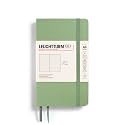 LEUCHTTURM1917 - Notebook Softcover Pocket A6-123 Numbered Pages for Writing and Journaling (Dotted, Sage)