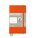 LEUCHTTURM1917 - Notebook Softcover Pocket A6-123 Numbered Pages for Writing and Journaling (Dotted, Orange)