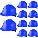 Leumoi 10 Pack Hard Hats Bulk with Ratchet Suspension