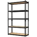 LEVELEVE 5-Tier Storage Shelving Unit, Metal, for Garage, Kitchen, Laundry Room, Adjustable, 30" L x 12" W x 60" H, Rectangular, 1 Pack
