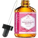 Leven Rose Pomegranate Seed Oil, 100% Pure Unrefined Cold Pressed Antioxidant Moisturizer for Hair Skin and Nails 2 oz