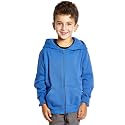 Leveret Kids &amp; Toddler Hoodie Boys Girls 100% Cotton Zip-Up Hoodie Jacket (2-14 Years) Variety of Colors