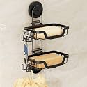 LEVERLOC Soap Holder, Soap Dish for Shower, Suction Cup Bar Soap Holder