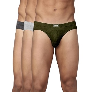 levi39s 011 comfort brief for men  100 pure cotton  breathable  durable  anti-roll waistband  extra supportive gusset  dual layer 3d pouch  tagless amp zero irritation comfort  pack of 3