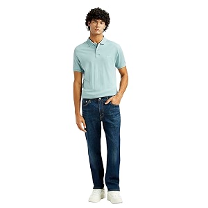 Levis Mens 513 Straight Fit Mid Rise