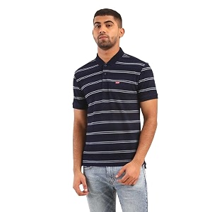 Levis Mens Cotton Regular Fit Polo T-Shirt