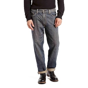 Levis Mens Mid Rise 505 Regular-Fit Jeans