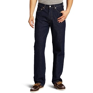 Levis Mens Mid Rise 505 Regular-Fit Jeans