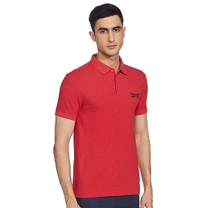 Levis Mens Solid Polo Collar Slim Fit