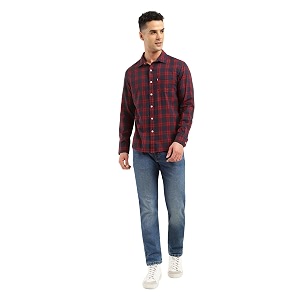 Levis Mens Cotton Slim Fit Shirt