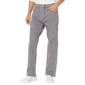 Levis Mens Mid Rise 505 Regular-Fit Jeans